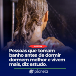 banho antes domir
